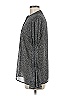 MICHAEL Michael Kors Polka Dots Black Long Sleeve Blouse Size M - photo 5