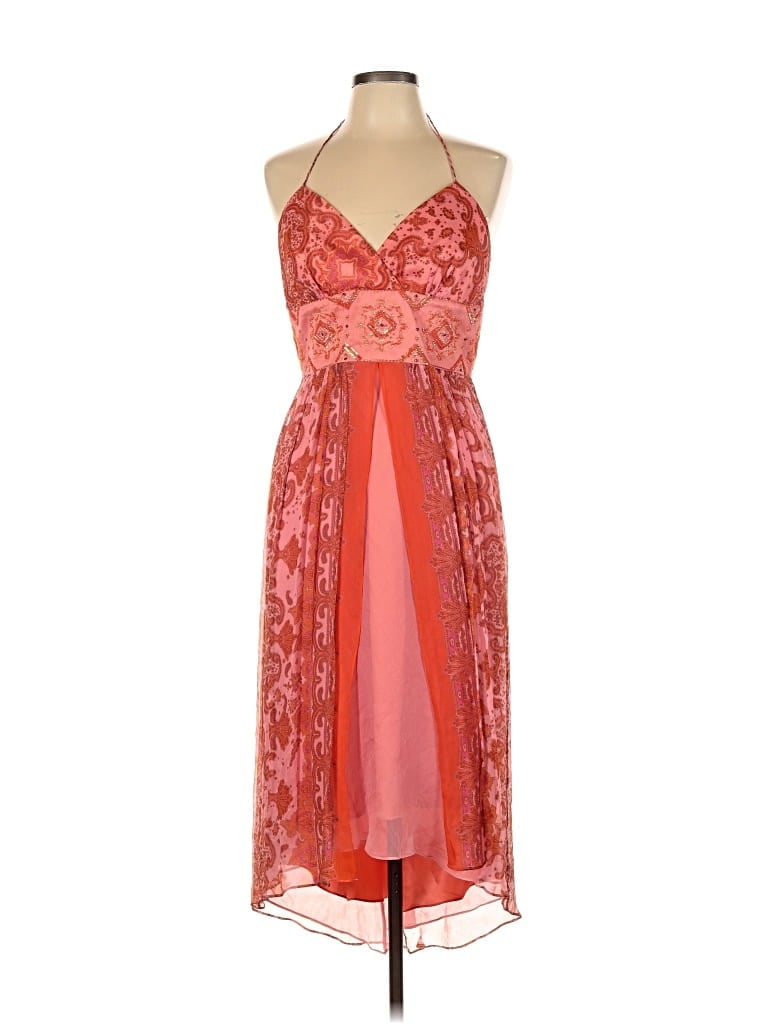 Pre-owned Laundry By Shelli Segal Cocktail Dress In Red