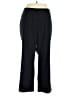 Fashion Bug Solid Black Dress Pants Size 22 - photo 1