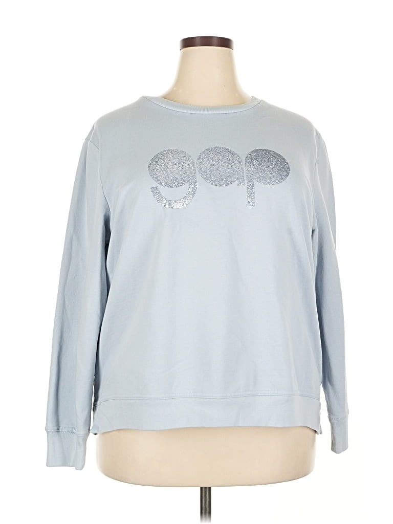 Pre-owned Gap Sweatshirt In Silver