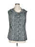 Valerie Bertinelli Silver Sleeveless T-Shirt Size XL - photo 1