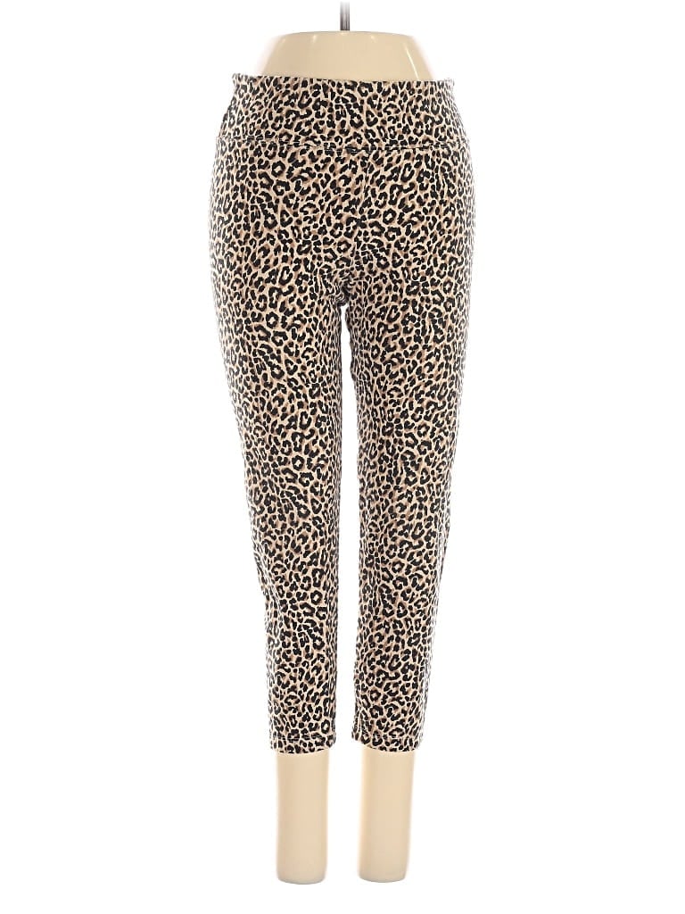 Pre-owned J.crew Factory Store Leggings In Gold