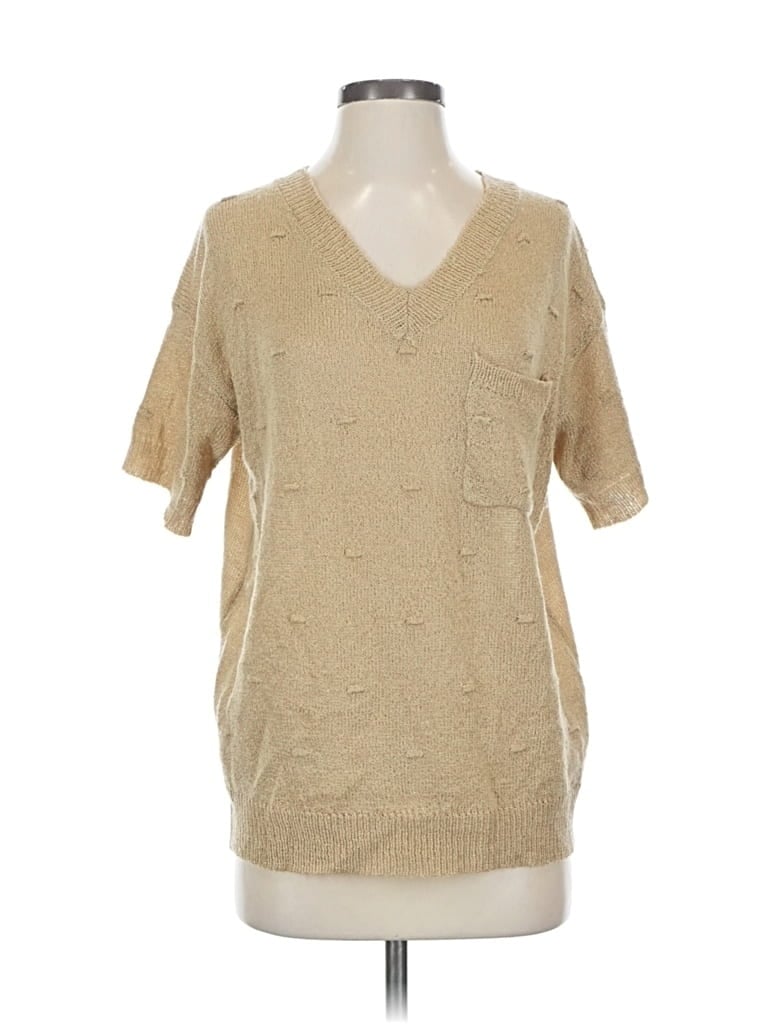 Pre-owned La Miel Sweater Vest In Brown