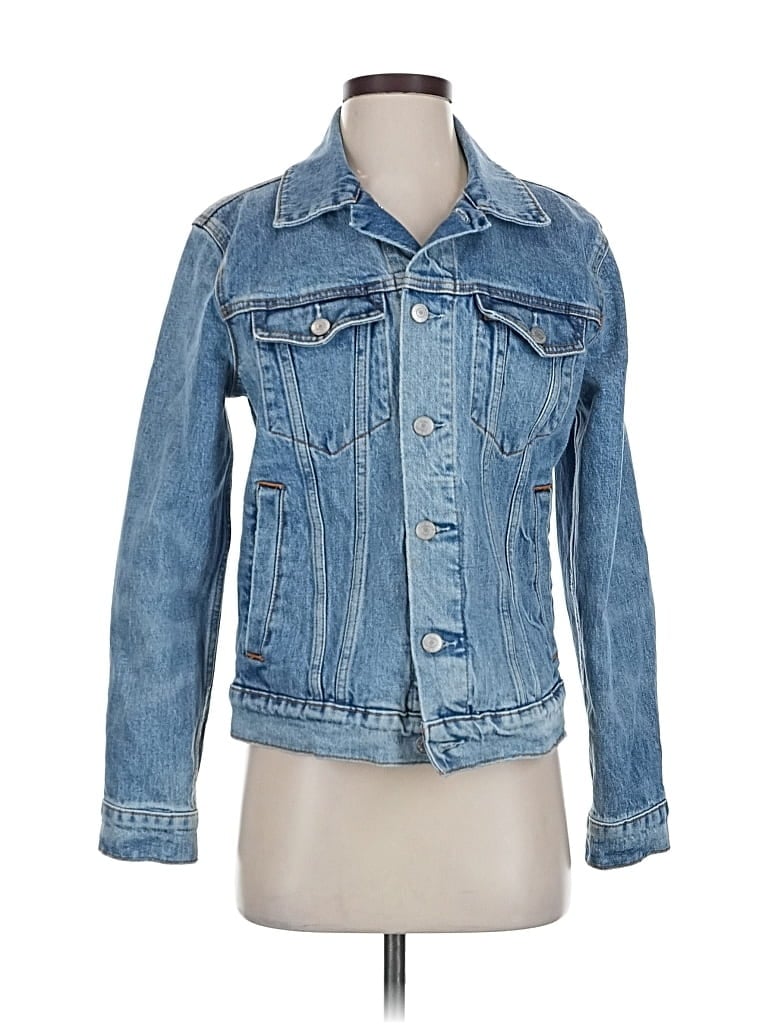 Pre-owned Abercrombie & Fitch Denim Jacket In Blue