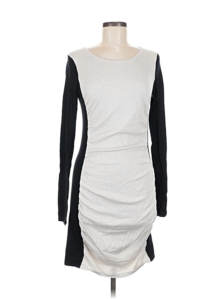 Pre-owned Express Casual Dress In Gray