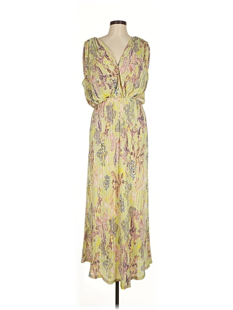 Pre-owned Reset Casual Dress In Yellow