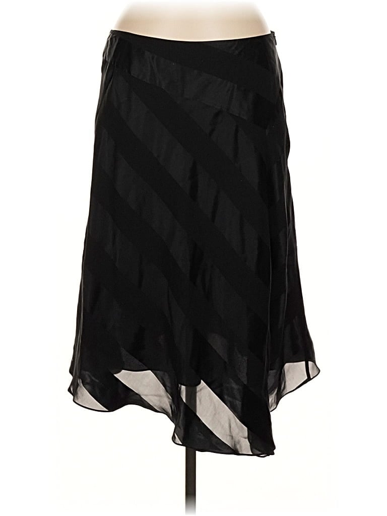 Pre-owned Banana Republic Silk Skirt In Black