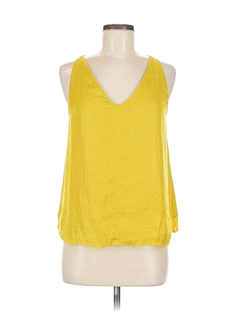 Pre-owned Chelsea28 Sleeveless Blouse In Yellow