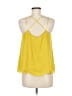 Chelsea28 100% Polyester Yellow Sleeveless Blouse Size M - photo 2
