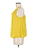 Chelsea28 100% Polyester Yellow Sleeveless Blouse Size M - photo 5