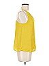 Chelsea28 100% Polyester Yellow Sleeveless Blouse Size M - photo 4