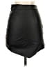 Unbranded Solid Black Faux Leather Skirt Size XS - photo 2