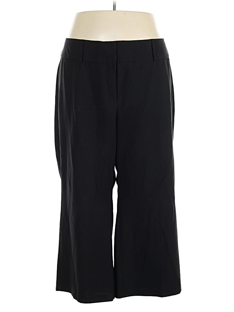 Pre-owned Lane Bryant Dress Pants In Black