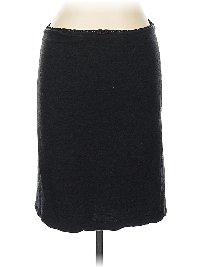 Pre-owned Gap Wool Skirt In Black