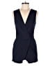 BCBGeneration Solid Blue Romper Size XS - photo 1