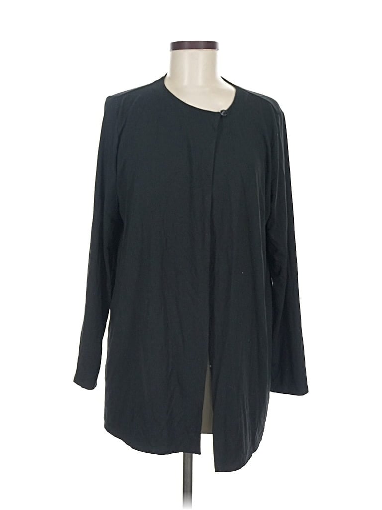 Pre-owned Jjill Cardigan Sweater In Black