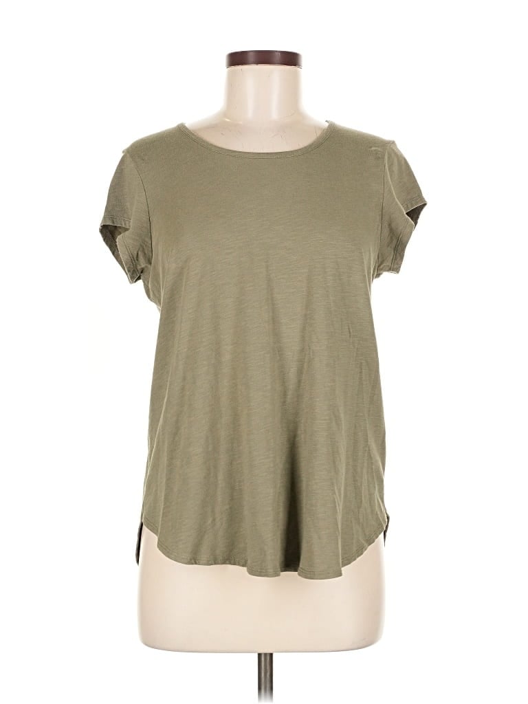 Pre-owned Sigrid Olsen Short Sleeve T-shirt In Green