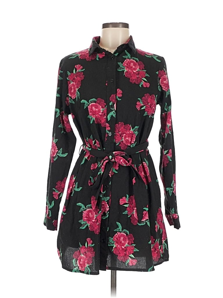 Pre-owned Boohoo Casual Dress In Black