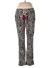 Le Sample 100% Rayon Animal Print Ivory Casual Pants Size S - photo 1