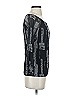 Grace Elements 100% Nylon Black 3/4 Sleeve Blouse Size XS - photo 4