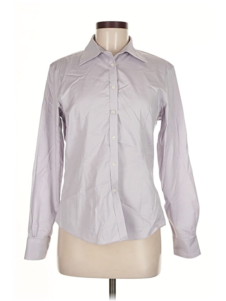 Pre-owned Brooks Brothers 346 Long Sleeve Button Down Shirt In Gray