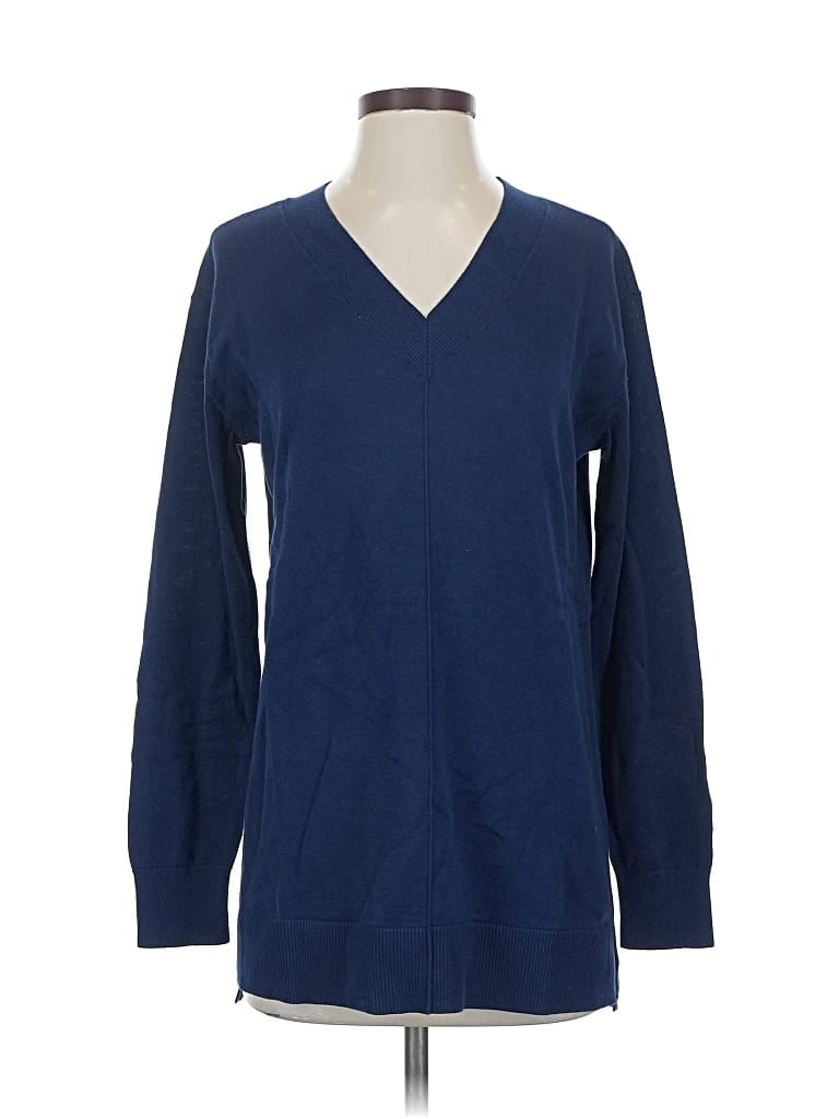 Pre-owned Lands' End Pullover Sweater In Blue