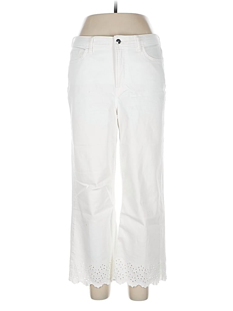 Pre-owned Jen7 By 7 For All Mankind Jeans In White