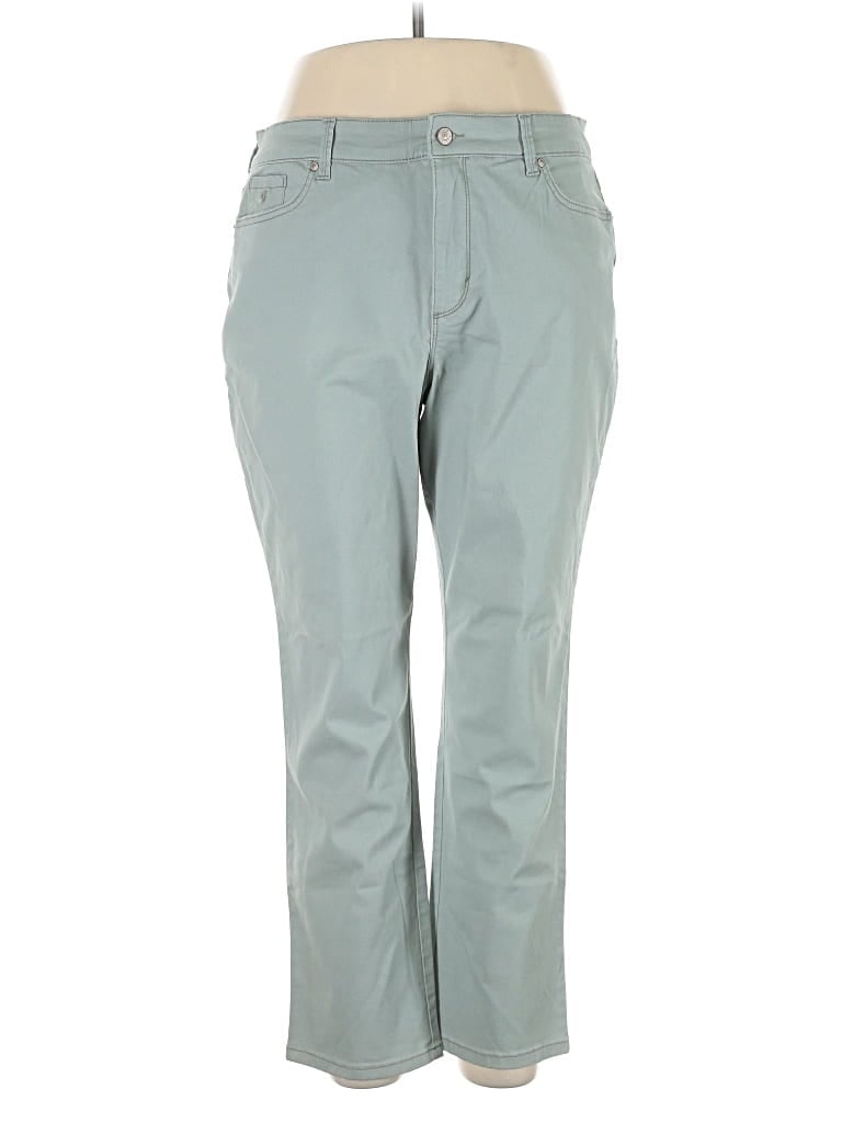 Pre-owned Gloria Vanderbilt Casual Pants In Gray