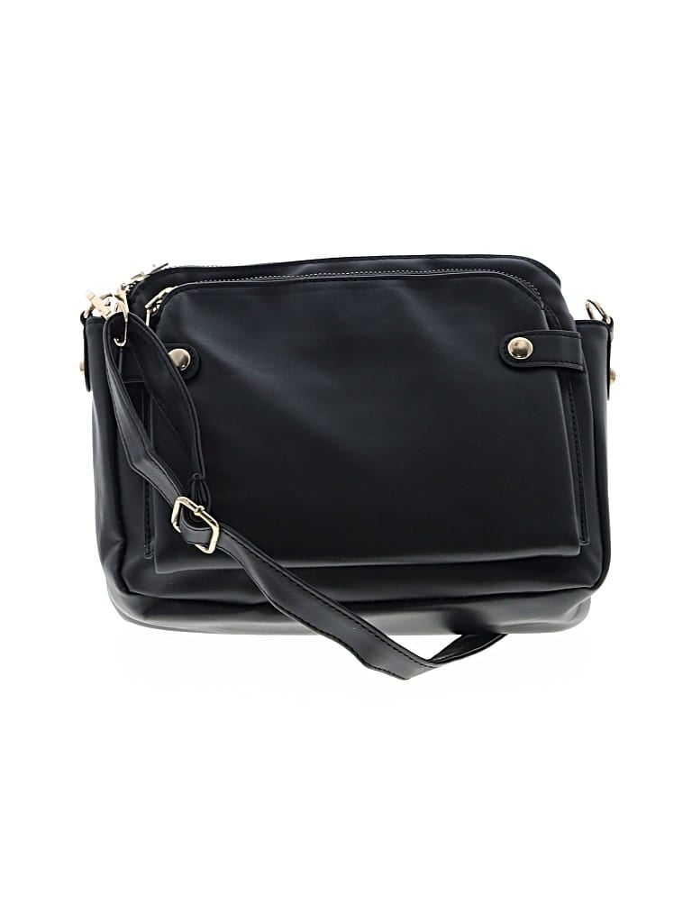 Pre-owned Unbranded Crossbody Bag In Black