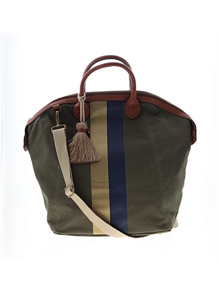 Pre-owned G.i.l.i. Got It Love It Satchel In Green