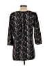 Tracy Reese 100% Polyester Black 3/4 Sleeve Blouse Size S - photo 2