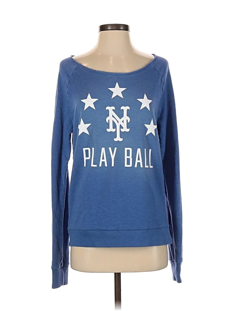 Pre-owned Victoria's Secret Pink Sweatshirt In Blue