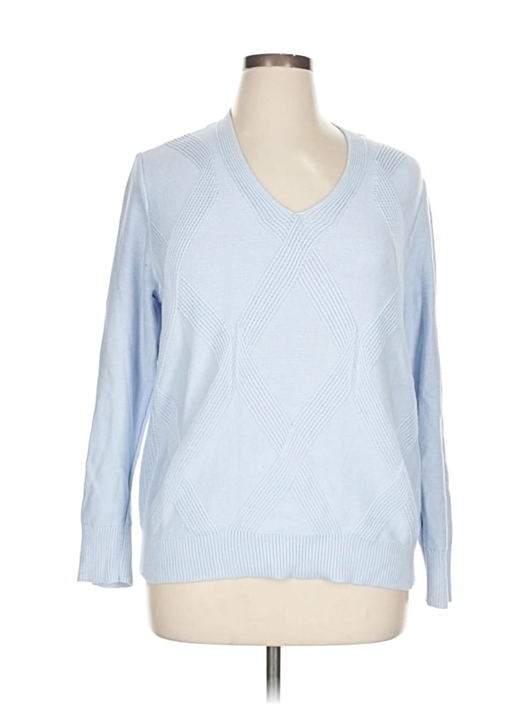 Pre-owned Ann Taylor Factory Pullover Sweater In Purple