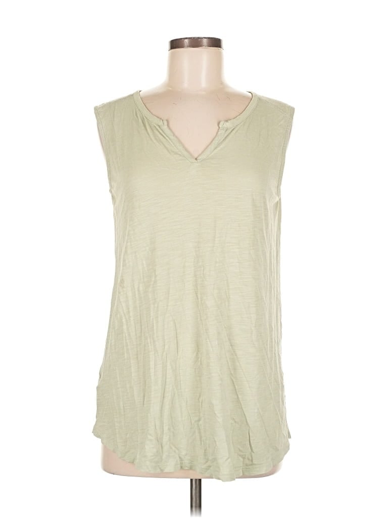 Pre-owned Eddie Bauer Sleeveless T-shirt In Green