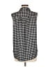 41Hawthorn 100% Polyester Houndstooth Black Sleeveless Blouse Size M - photo 2