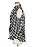 41Hawthorn 100% Polyester Houndstooth Black Sleeveless Blouse Size M - photo 5
