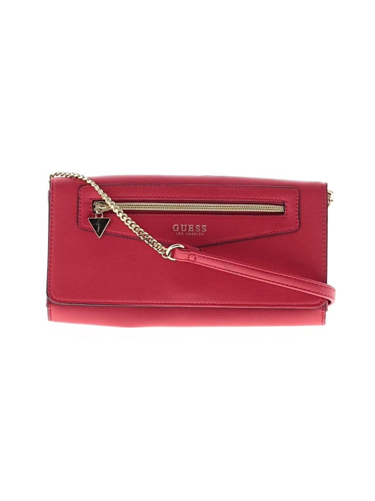 Pre-owned Guess Crossbody Bag In Red