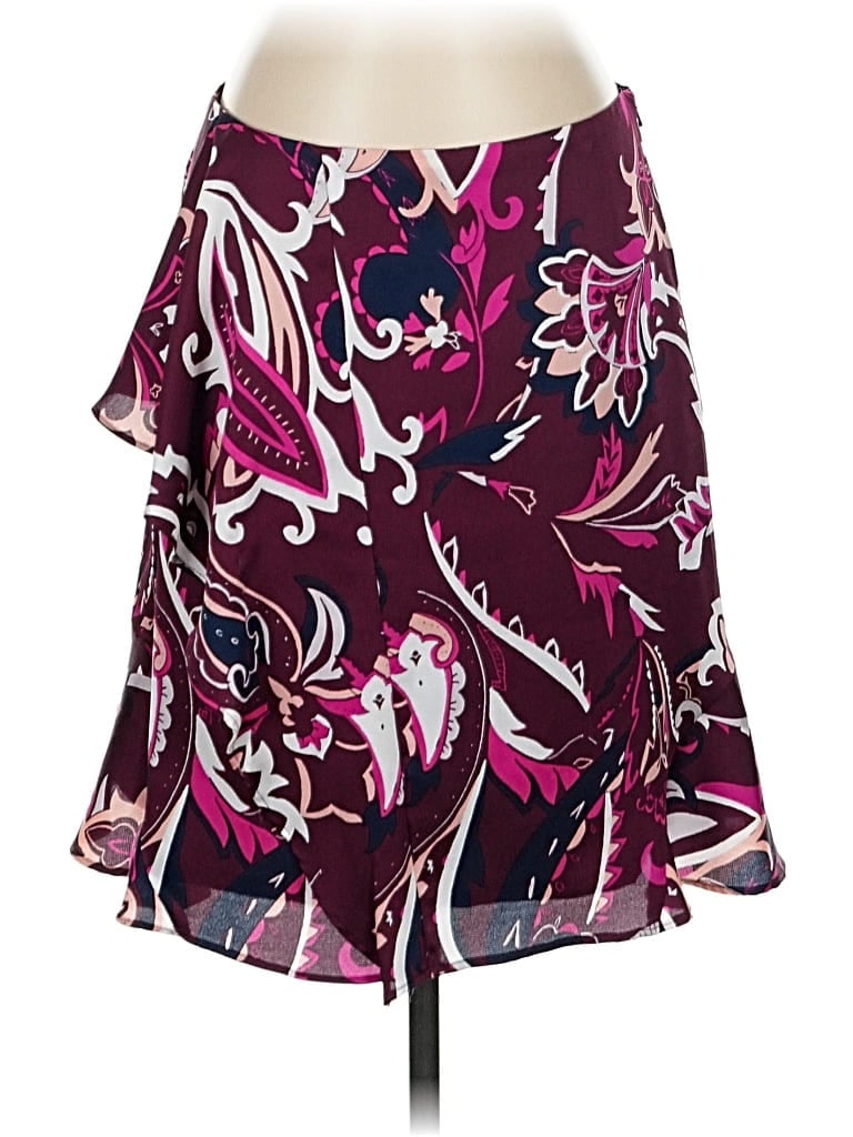 Pre-owned Banana Republic Casual Skirt In Burgundy