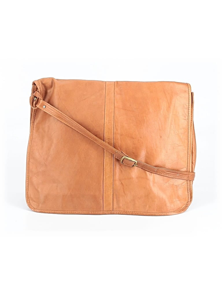 Pre-owned Unbranded Messenger In Brown