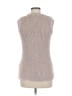 Ella Moss Tweed Silver Sweater Vest Size M - photo 2