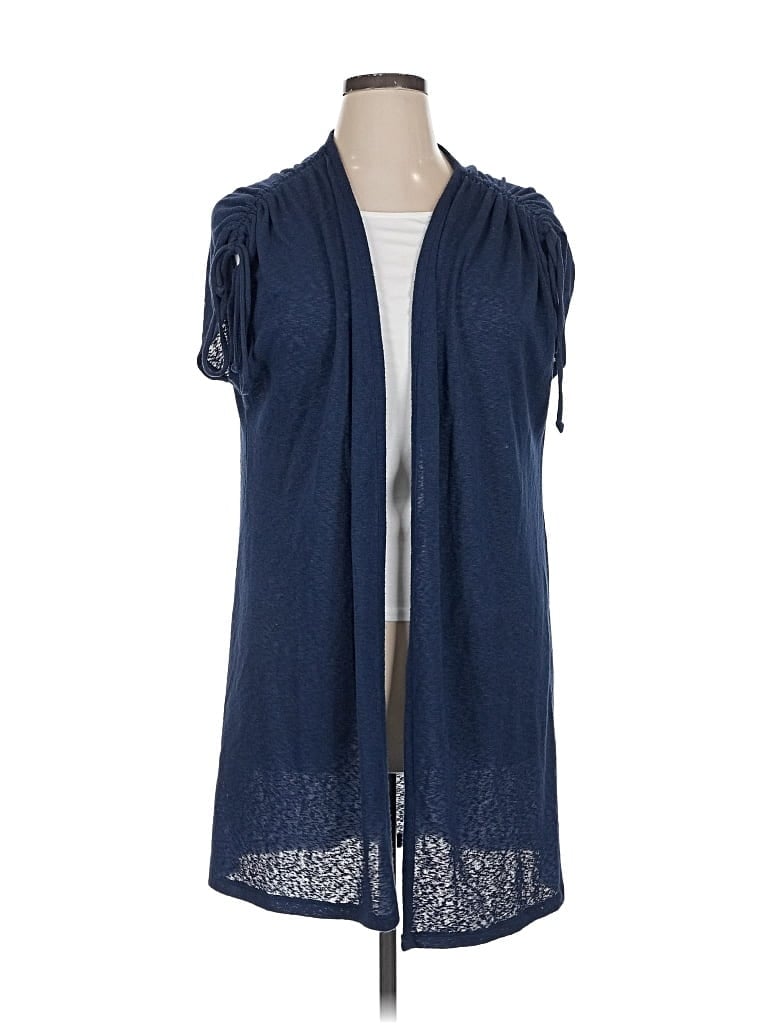 Pre-owned Time And Tru Cardigan Sweater In Blue