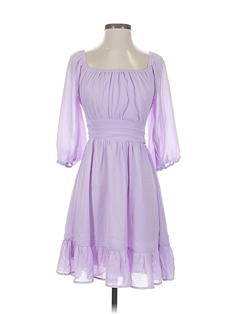 Pre-owned Dokotoo Cocktail Dress In Purple