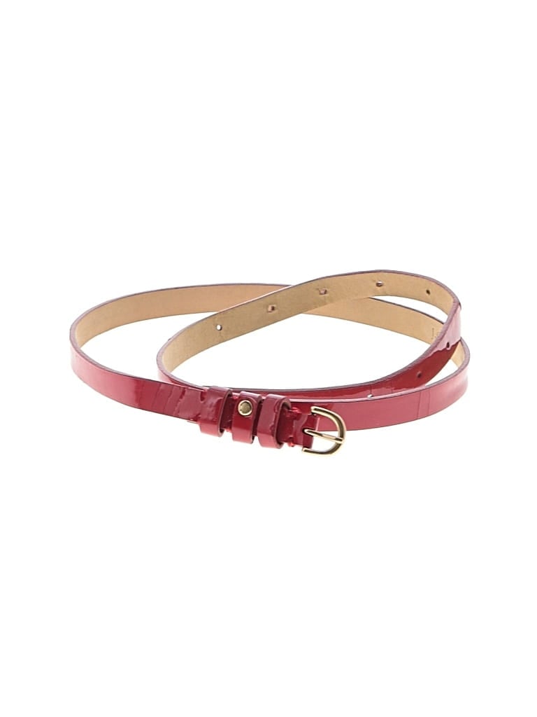 Pre-owned Unbranded Belt In Red