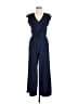 Julia Jordan Solid Blue Jumpsuit Size 6 - photo 1