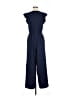 Julia Jordan Solid Blue Jumpsuit Size 6 - photo 2
