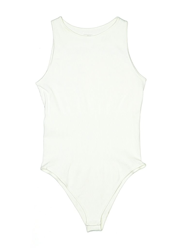 Pre-owned Oqq Bodysuit In White