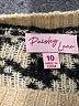 Assorted Brands Houndstooth Gold Pullover Sweater Size 10 - photo 3