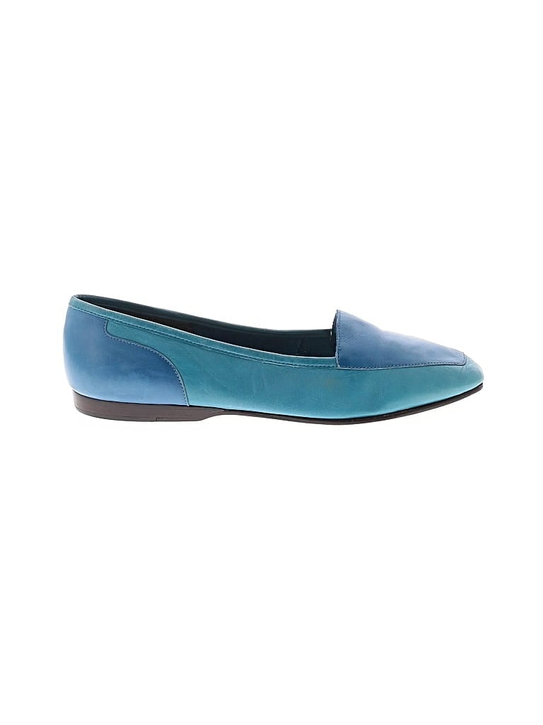 Pre-owned Enzo Angiolini Flats In Blue