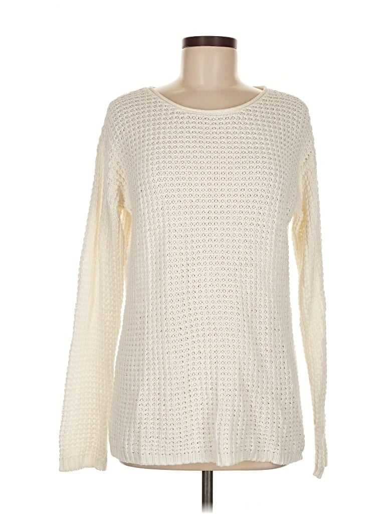 Pre-owned Assorted Brands Pullover Sweater In White