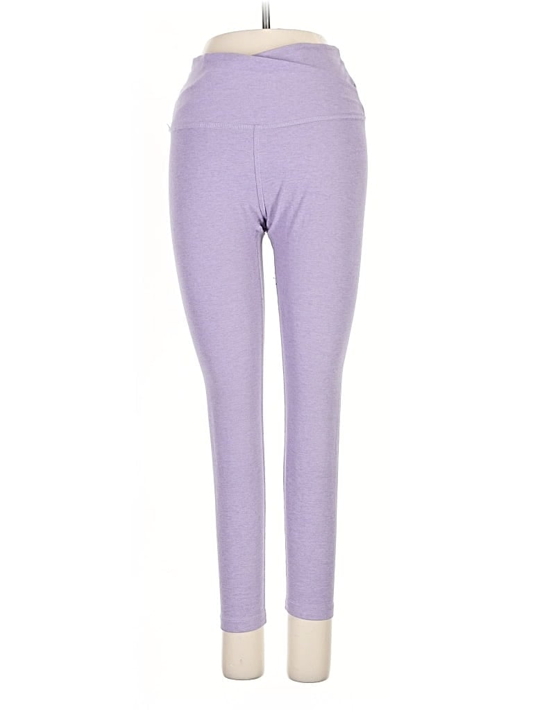 Pre-owned Beyond Yoga Active Pants In Purple